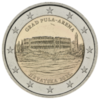 Kroatien 2 euro UNC 2025 - Ciudad de Pula – Arena