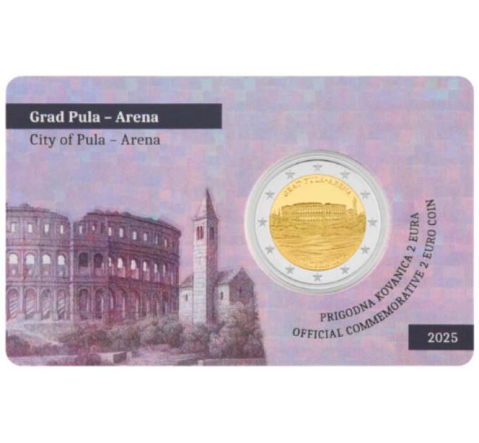 Kroatien 2 euro BU 2025 - Ciudad de Pula – Arena
