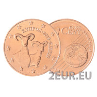 Zypern 1 Cent UNC 2019
