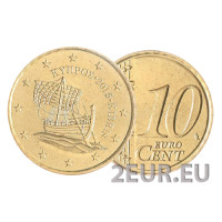 Zypern 10 Cent UNC 2015