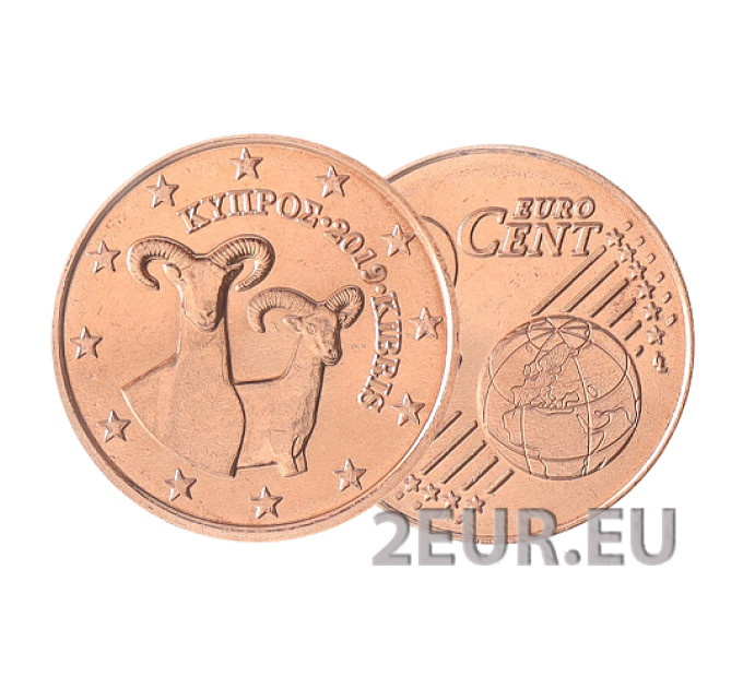 Zypern 5 Cent UNC 2019