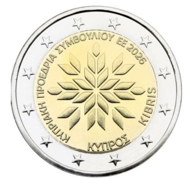 Zypern 2 euro UNC 2026 - Präsidentschaft des Europarats