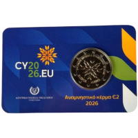 Zypern 2 euro BU 2026 - Präsidentschaft des Europarats