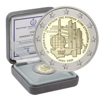 Zypern 2 euro proof 2024 - 20. Jahrestag des Beitritts Zyperns zur Europäischen Union