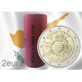 ZYPERN 2 EURO-ROLLE 2012 - 10 JAHRE EURO