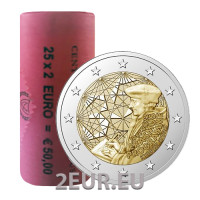 ZYPERN 2 EURO-ROLLE 2022 - 35 Jahre Erasmus-Programm
