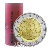 ZYPERN 2 EURO-ROLLE 2023 - 60. Jahrestag der Zentralbank Zyperns