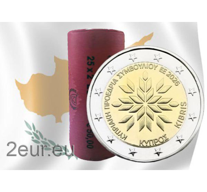 ZYPERN 2 EURO-ROLLE 2026 - Präsidentschaft des Europarats
