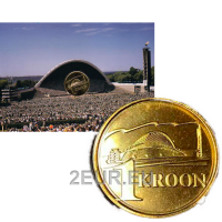 Estland 1 Krone BU 1999 - 130. Jahrestag des estnischen Liederfestivals
