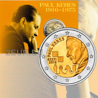  Estland 2 euro BU 2016 - 100 Jahre seit der Geburt von Paul Keres 