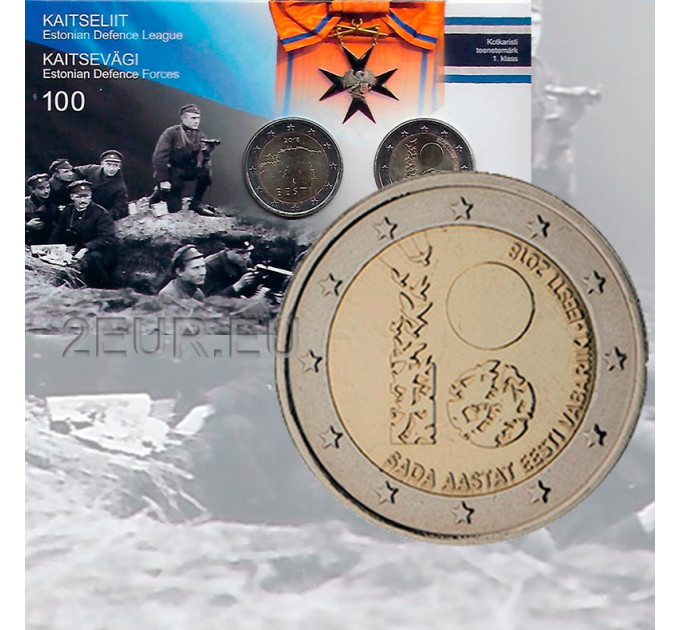 Estland 2 Euro BU 2018 - Unabhängigkeitskrieg 1918-1920 