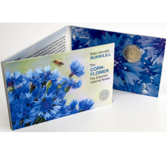 Estland 2 Euro ST 2024 - Kornblume