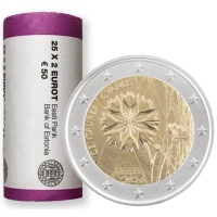 ESTLAND 2 EURO-ROLLE 2024 – Kornblume