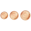 Estland 1,2,5 Cent UNZ 2018
