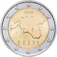Estland 2 Euro UNZ 2018