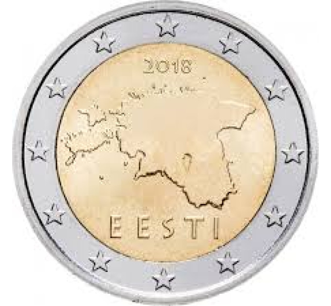 Estland 2 Euro UNZ 2018