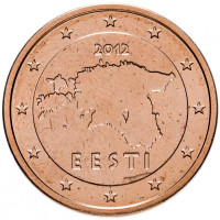 Estland 2 Cent UNZ 2012