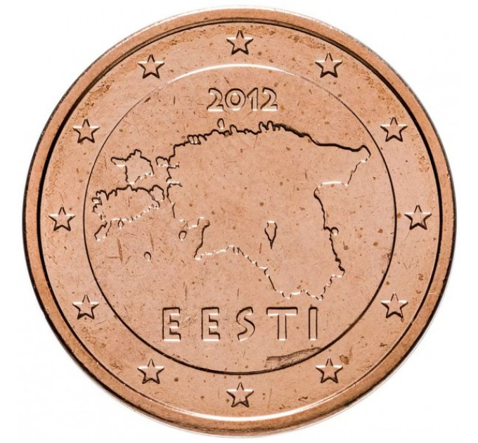 Estland 2 Cent UNZ 2012