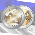 Estland 2 Euro UNZ 2021/2 - Nationaltier - Wolf