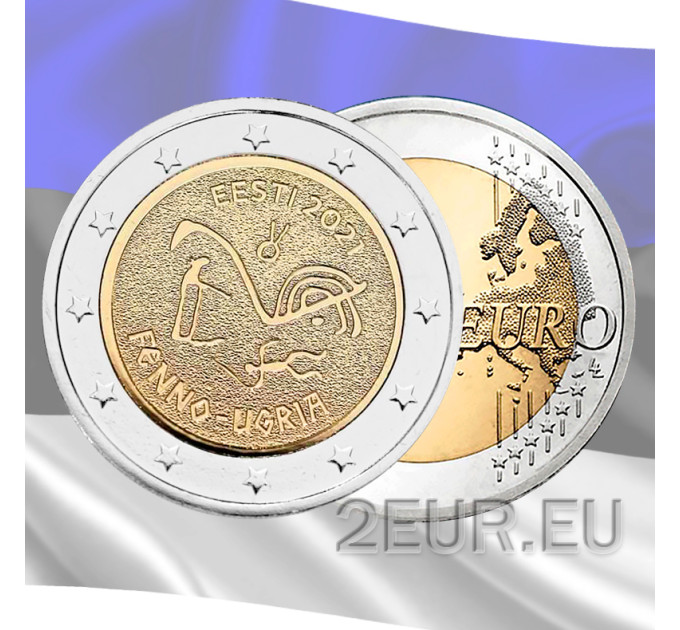 Estland 2 Euro UNZ 2021 - Finno-ugrische Völker