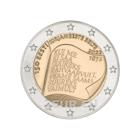Estland 2 Euro UNZ 2022 - 150. Jahrestag der Gesellschaft der estnischen Literaten