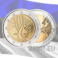 Estland 2 Euro UNZ 2017 - Estlands Weg in die Unabhängigkeit