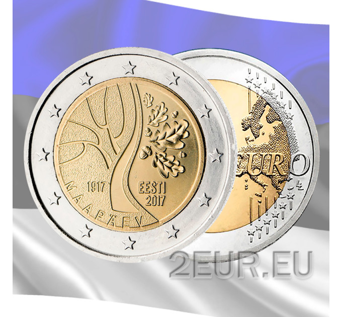 Estland 2 Euro UNZ 2017 - Estlands Weg in die Unabhängigkeit