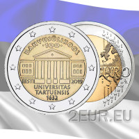 Estland 2 Euro unz 2019/2 - 100. Jahrestag der Estnischen Sprachuniversität Tartu