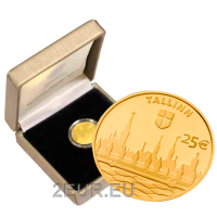 Estland 25 Euro-Goldmünze PP 2017 - Hansestadt Tallinn