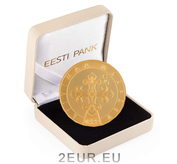 Estland 25 Euro-Goldmünze PP 2023 - Liivimaa-Tag der Erde