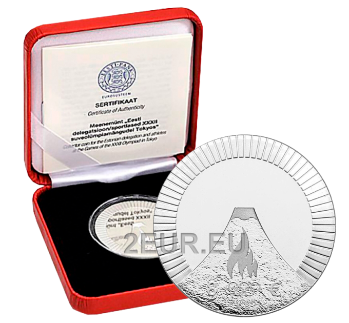 Estland 8 Euro Silbermünze PP 2021 - XXXII. Olympische Sommerspiele in Tokio