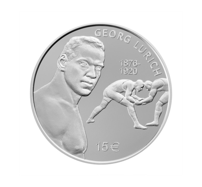 Estland 15 Euro Silbermünze PP 2026 - Georg Lurich