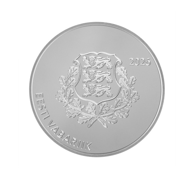 Estland 15 Euro Silbermünze PP 2026 - Georg Lurich