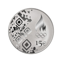 Estland 15 Euro Silbermünze PP 2026 - XXV. Olympische Winterspiele in Cortina, Mailand