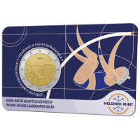 Finnland 2 euro BU 2025 - 100 Jahre Finnland-Schweden Leichtathletik International - Fin/Swed