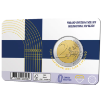 Finnland 2 euro BU 2025 - 100 Jahre Finnland-Schweden Leichtathletik International - Fin/Swed