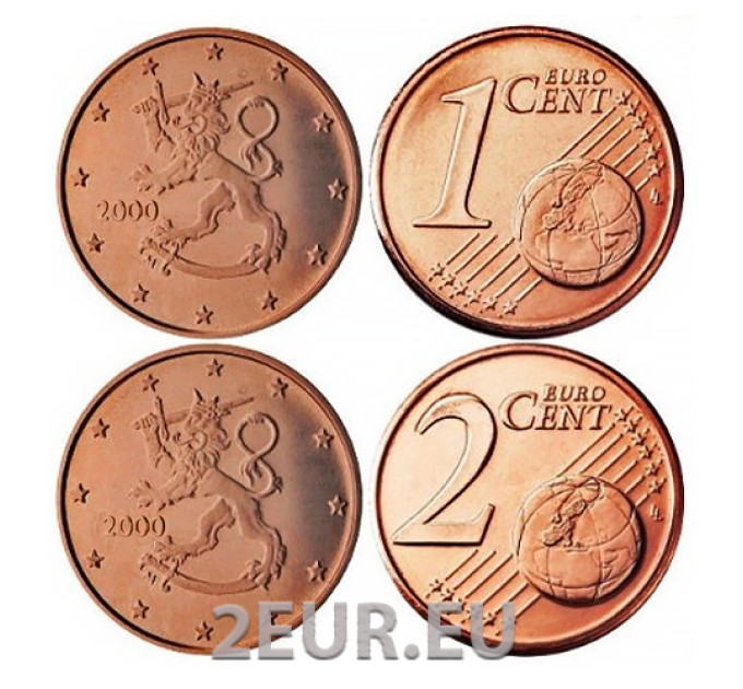 Finnland 1,2 Cent UNC 2000