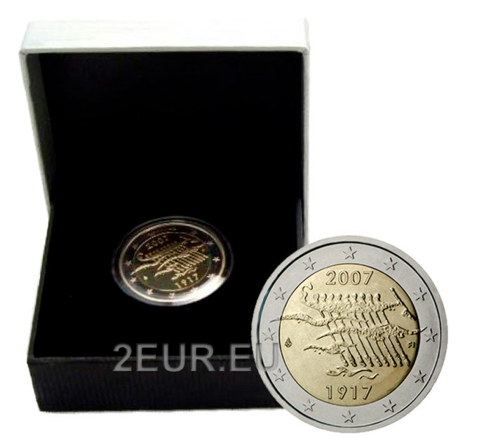 Finnland 2 euro proof 2007 - 90 Jahre Unabhängigkeit 