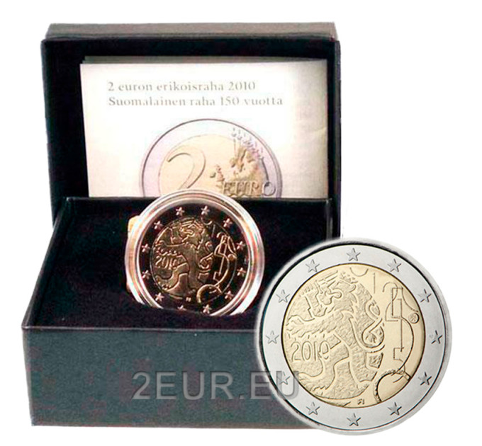Finnland 2 euro proof 2010 - 150 Jahre Finnische Währung 