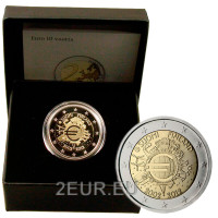 Finnland 2 euro proof 2012 - 10 Jahre Euro-Bargeld 
