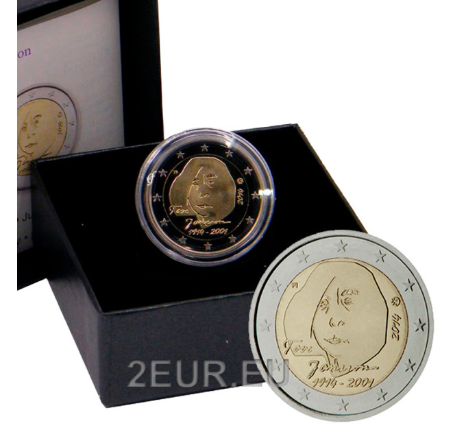 Finnland 2 euro proof 2014 - 100. Geburtstag der Autorin und Künstlerin Tove Jansson 