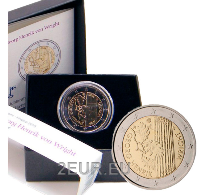 Finnland 2 euro proof 2016 - 100. Geburtstag von Georg Henrik von Wright  