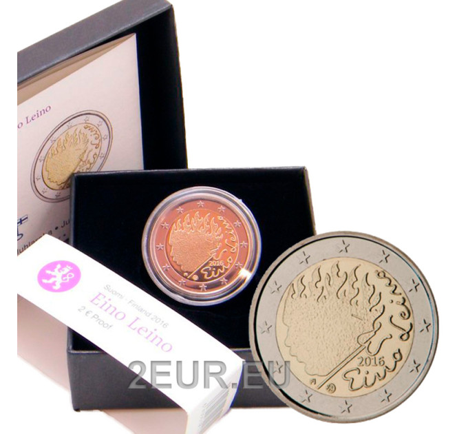 Finnland 2 euro proof 2016 - 90. Todestag von Eino Leino  