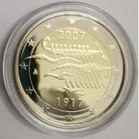 Finnland 2 euro proof 2007 - 90 Jahre Unabhängigkeit 