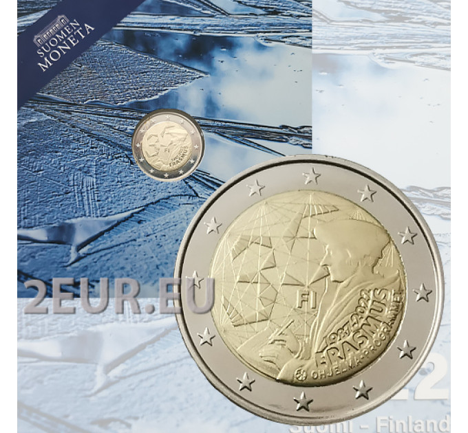 Finnland 2 euro proof 2022 - 35 Jahre Erasmus Programm  