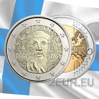 Finnland 2 euro UNC 2013 - 125. Jahrestag der Geburt von Frans Eemil Sillanpää