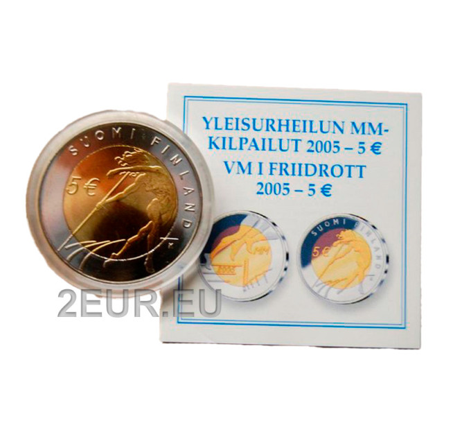 Finnland 5 euro proof 2005 - 10. Leichtathletik Weltmeisterschaft in Helsinki 