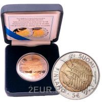 Finnland 5 euro proof 2007 - 90 Jahre Unabhängigkeit 