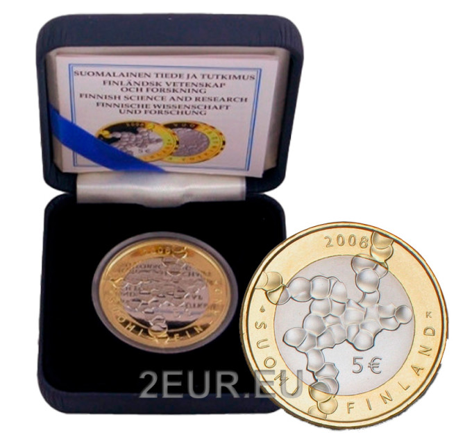 Finnland 5 euro proof 2008 - 100 Jahre Technische Universität Helsinki  