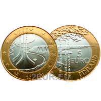 Finnland 5 euro UNC 2003 - 67. Eishockey-Weltmeisterschaft in Finnland